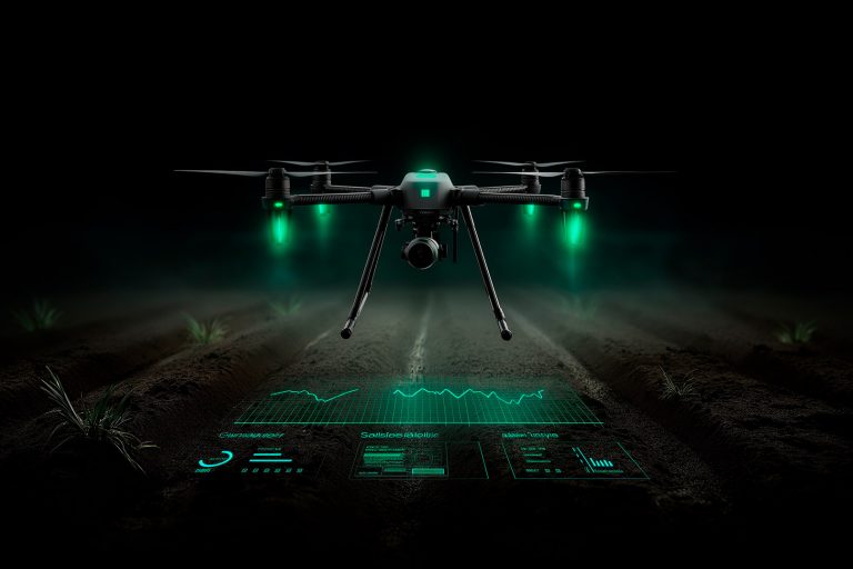 Agricultura de precisión: qué es y cómo aplicarla en tu finca Dron empleado en agricultura de precisión