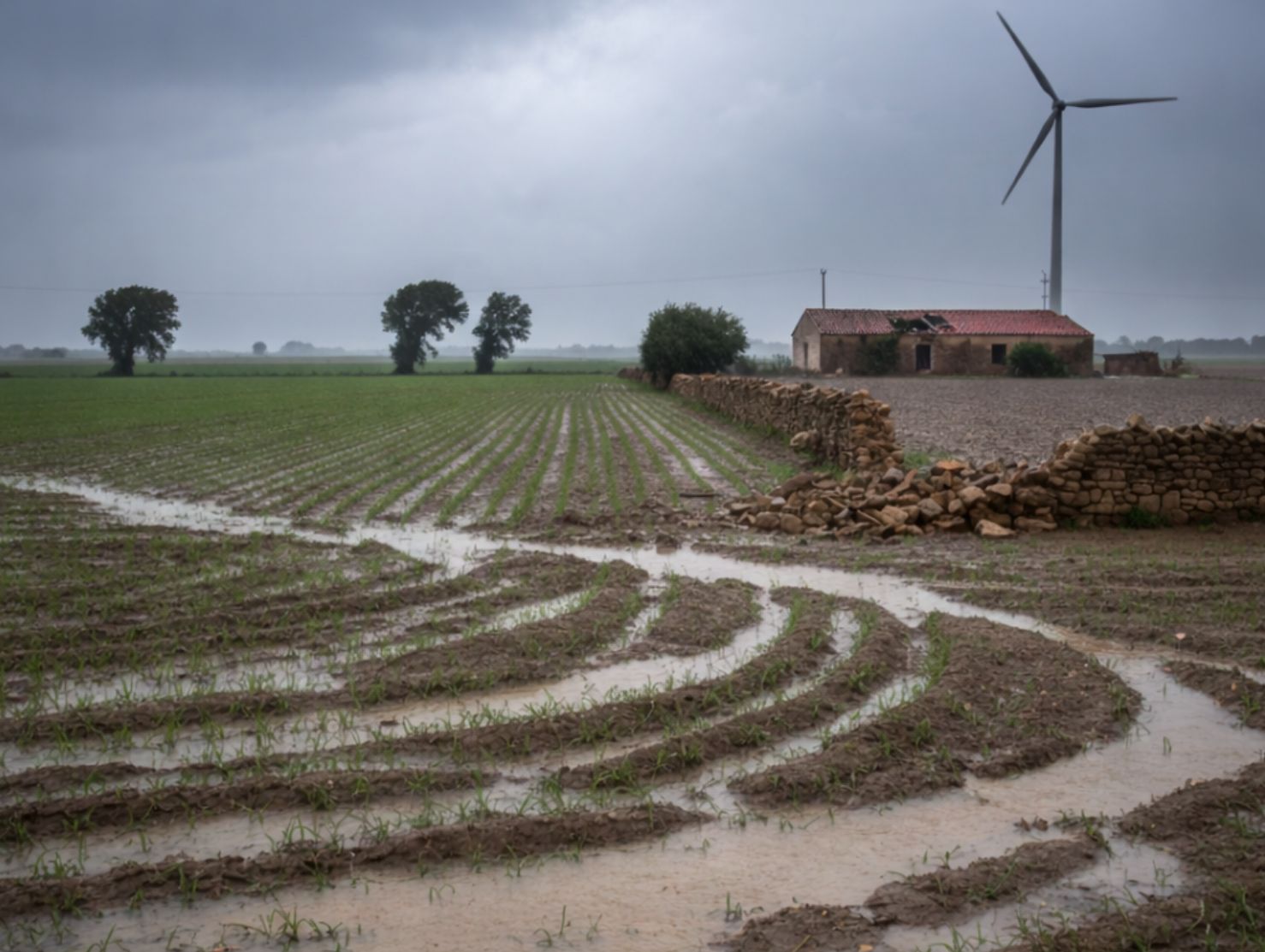 Cómo están afectando las borrascas a los cultivos de Castilla-La Mancha en la actualidad agraria