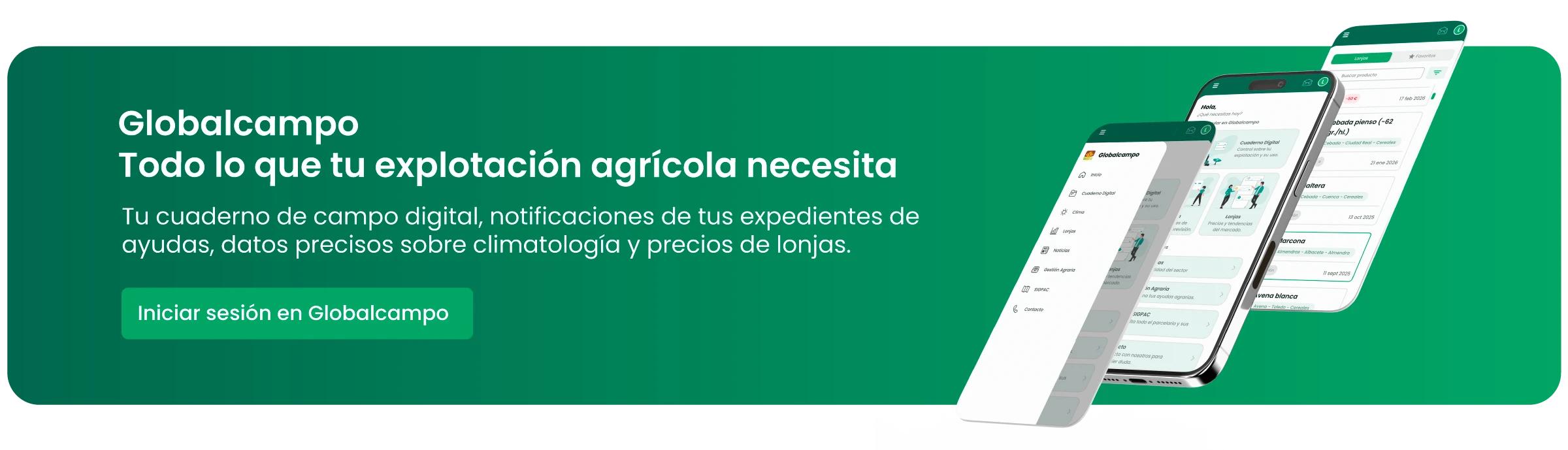 Banner Globalcampo