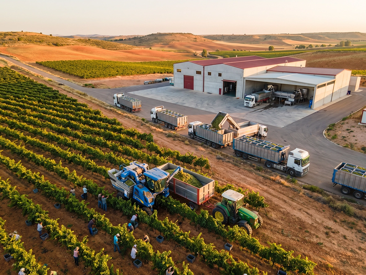 Gestión agrícola en Castilla-La Mancha: cómo preparar una vendimia eficiente desde el viñedo hasta la bodega