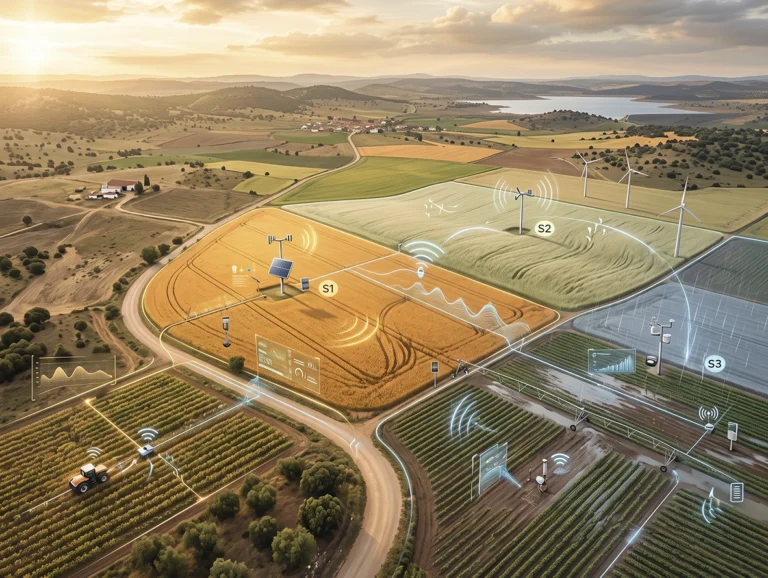 Estaciones de clima y conectividad rural: el reto de digitalizar el campo en Castilla-La Mancha Estaciones de clima y agricultura de precisión en Castilla-La Mancha