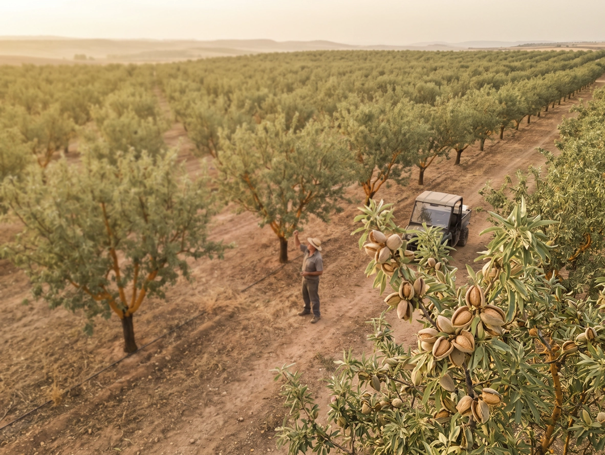 La cosecha de almendra en Castilla-La Mancha: cómo proteger calidad y rentabilidad tras un verano de calor