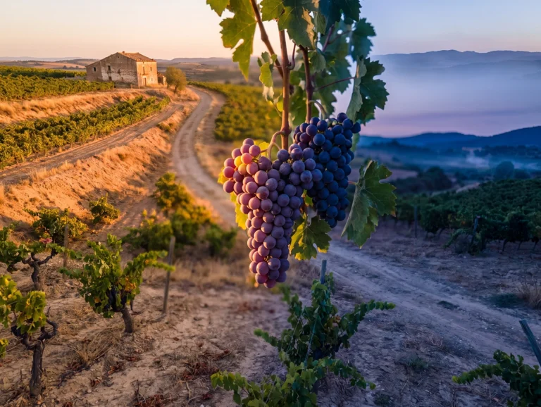 Viña de Castilla-La Mancha preparada para una vendimia adelantada